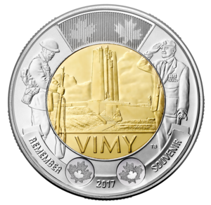 2017 Toonie - Vimy Ridge reverse